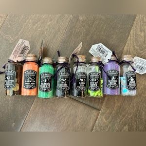 Target set of 8 Mini Halloween Potion Filled Bottles